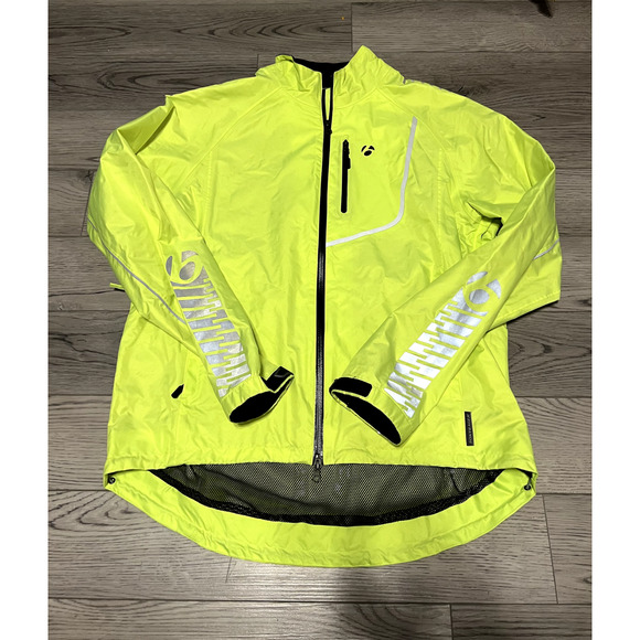 Bontrager Men’s Neon Full Zip Lightweight Windbreaker Cycling Jacket Size L - Picture 1 of 5